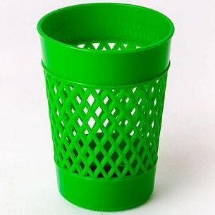 Стакан для канцелярских принадлежностей, UNIPLAST ОФИС-КЛАСС, зеленый, пластик