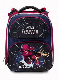 Рюкзак Schoolformat Space fighter, модель ERGONOMIC 2Е, 38х29х18 см, 17 л, для мальчиков