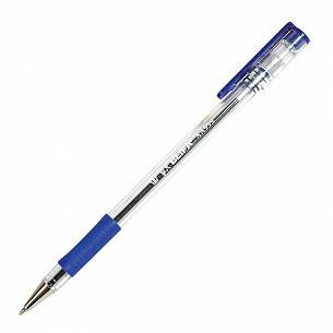 Ручка шариковая Beifa 999 0,7 мм синий резиновый грип