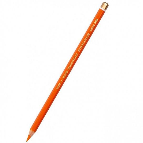 Карандаш цветной художественный Koh-I-Noor POLYCOLOR 3800 оранжевый настоящий
