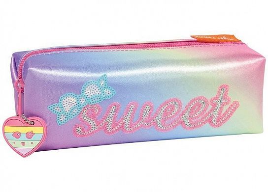 Пенал-косметичка 1 отделение Tiger FUN TIME СЛАДКИЕ ПИРОЖНЫЕ 200х70х70 мм ассорти, ткань