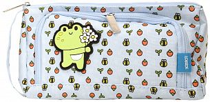 Пенал 1 отделение LOREX KIDS HAPPY FROG 210x85x105 мм голубой, полиэстер