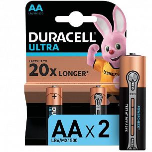 Батарейки DURACELL LR06 2BL Ultra Power AA алкалин. 1,5 V