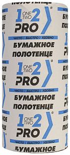 Полотенце бумажное в рулоне 1 сл. 1-2-PRO 140 л вторичное сырье
