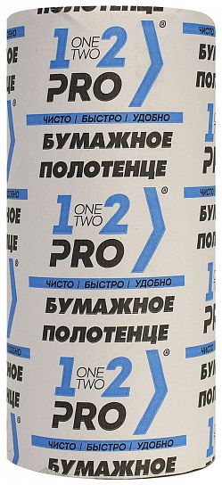 Полотенце бумажное в рулоне 1 сл. 1-2-Pro 140 л вторичное сырье